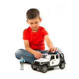 Bruder 02526 Jeep Rubicon Police Car + Light Skin Policeman