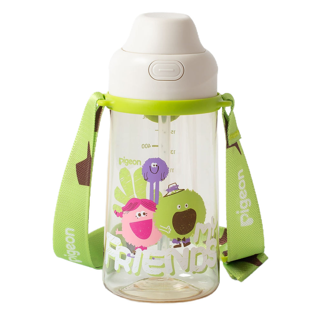 Pigeon PPSU Dual Drinking Spouts Straw Cup 500ml - Green