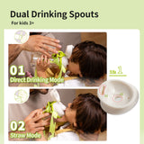 Pigeon PPSU Dual Drinking Spouts Straw Cup 500ml - Green