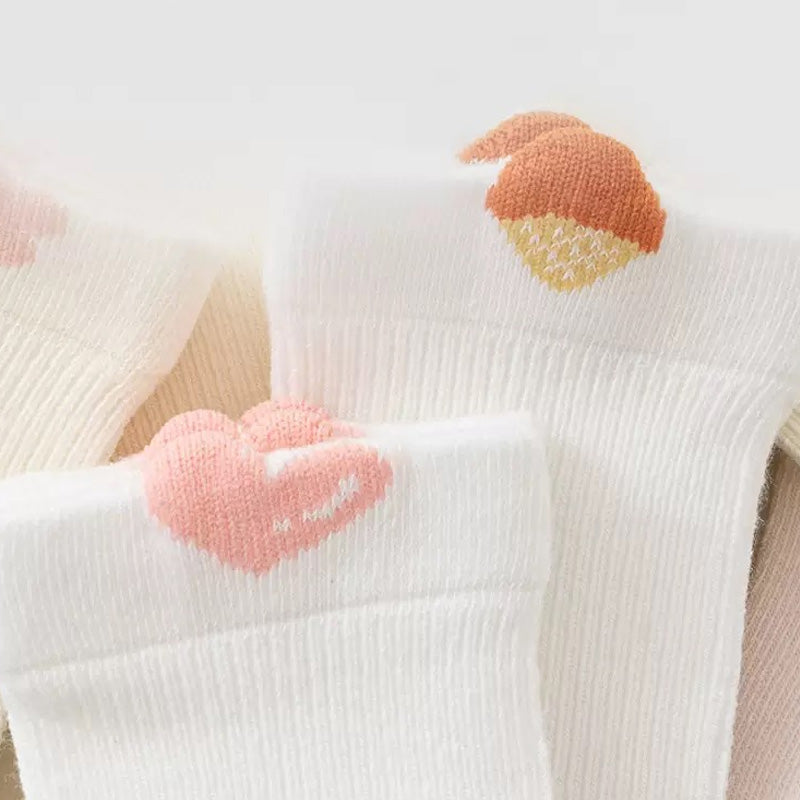 Adorable Cartoon Baby Socks 3Pack
