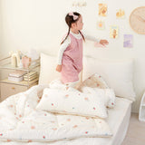 Bebenuvo Modal Cotton Baby All-Season Bedding 3pc Set (Blanket + Pillow + Pad)-Berry Chu