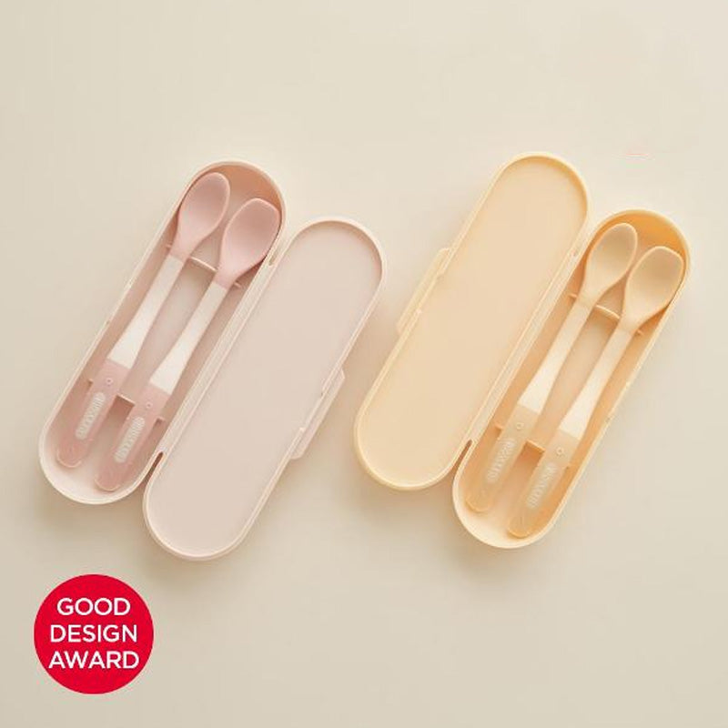 Moyuum Curved Baby Food Spoon 2p Set