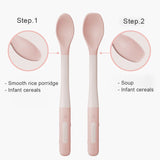 Moyuum Curved Baby Food Spoon 2p Set
