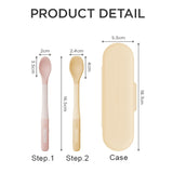 Moyuum Curved Baby Food Spoon 2p Set