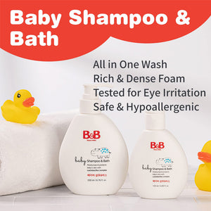 B&B Baby 2 in 1 Shampoo & Bath 200ml