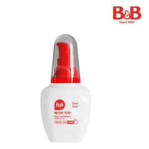 B&B Baby Toothpaste Pumping Type Apple 80g (Step 1)