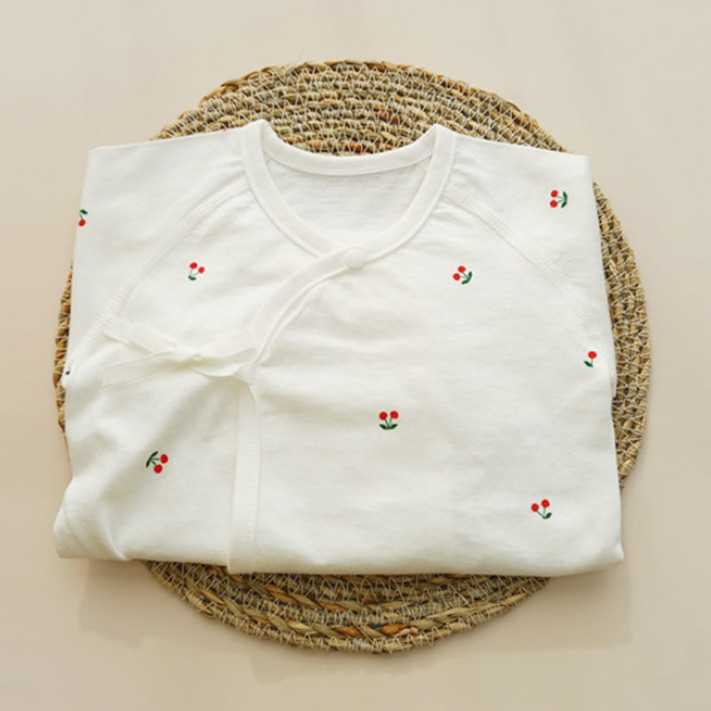 Bamboo Sweet Cherry Newborn Bodysuit