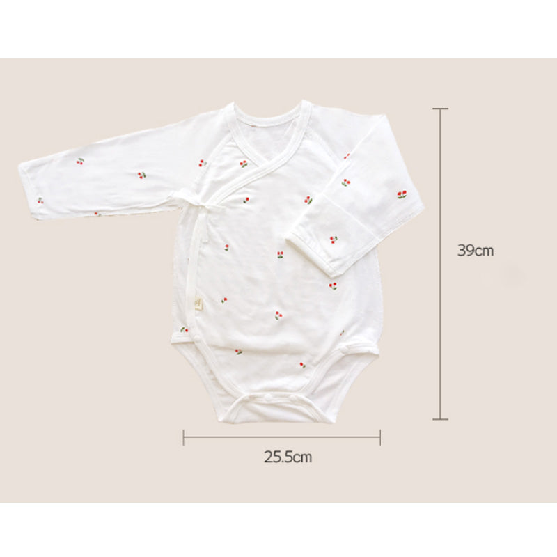 Bamboo Sweet Cherry Newborn Bodysuit