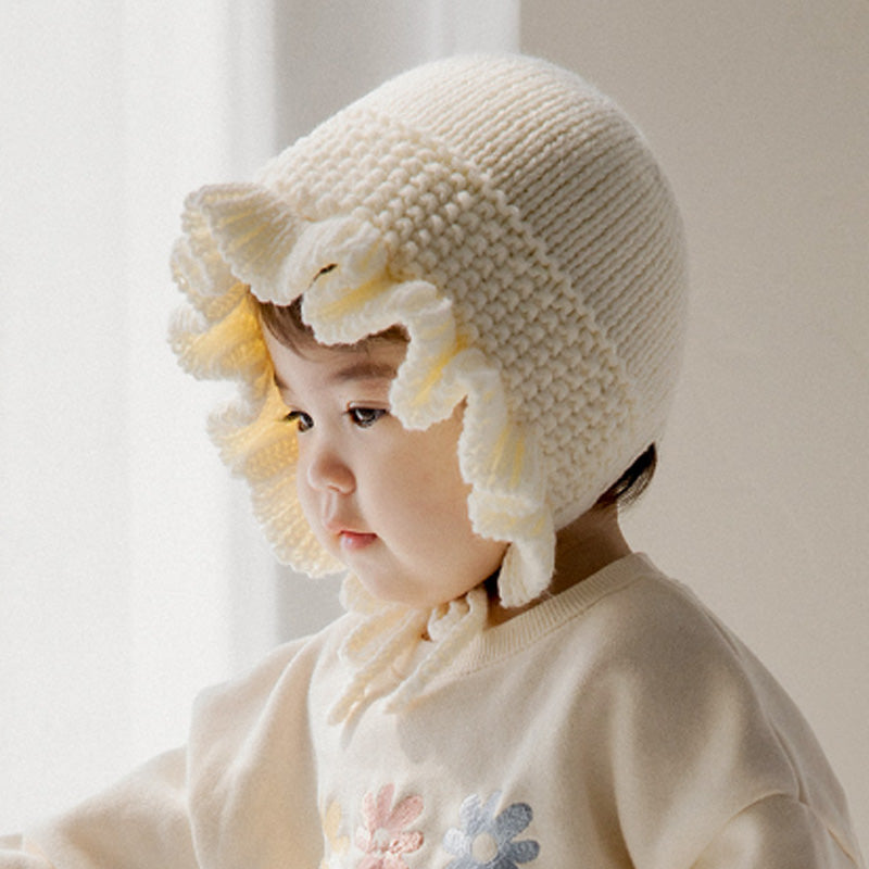 Brina Knit Baby Bonnet