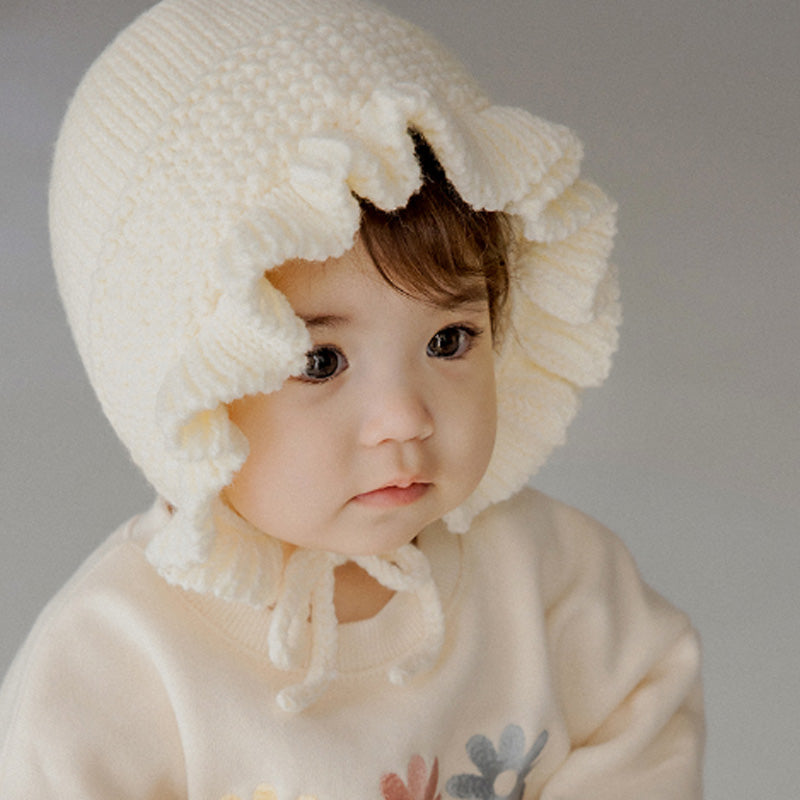 Brina Knit Baby Bonnet