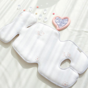 BEBENUVO Stroller Hypernic Cool Seat/liner - Pink Rabbit