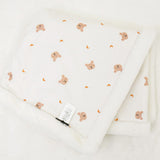 Bebenuvo Cloud Fur Snow Blanket-Crayon Bear