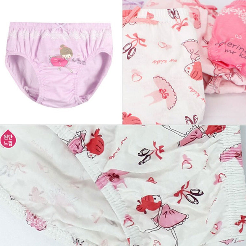 Daily Kids Underwear For Girl 5pcs Set - Ballerina 2