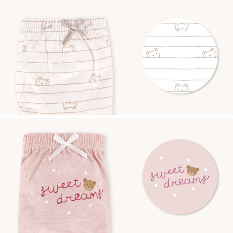 Daily Kids Underwear For Girl 5pcs Set - Love Bear