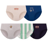 Daily Kids Underwear For Boy 5pcs Set - Soccer