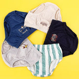 Daily Kids Underwear For Boy 5pcs Set - Soccer