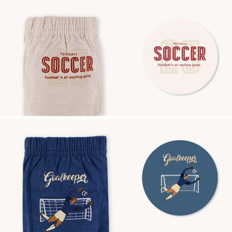 Daily Kids Underwear For Boy 5pcs Set - Soccer
