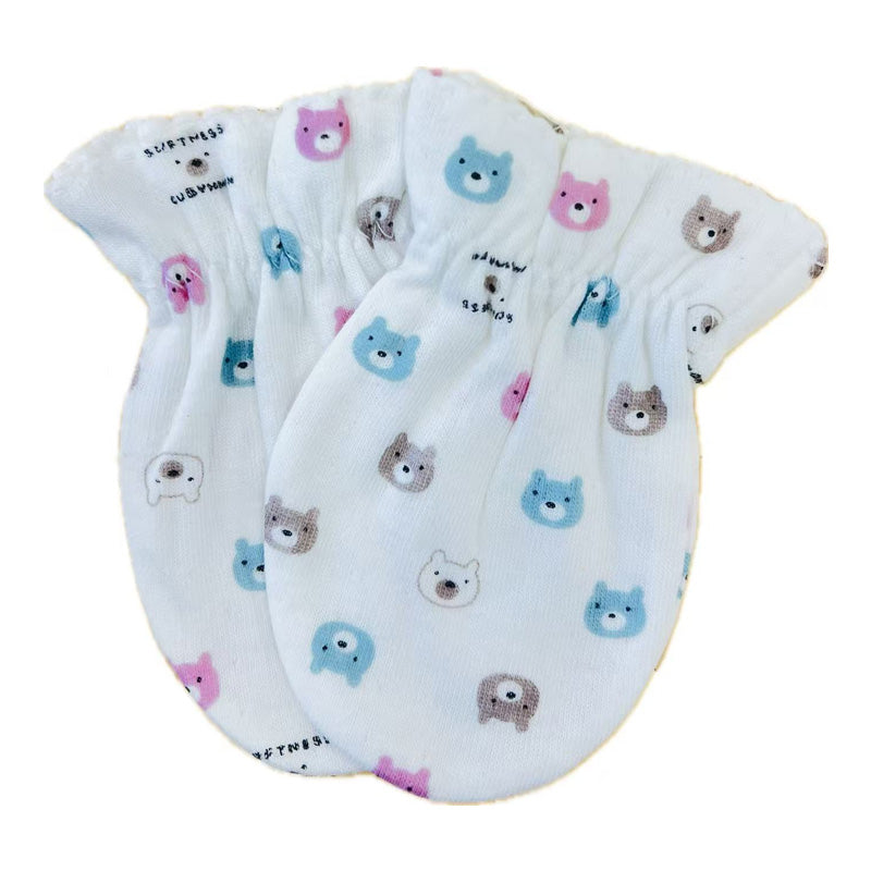 Infant Soft Gloves Baby Mittens for 0-6 Months - Bear