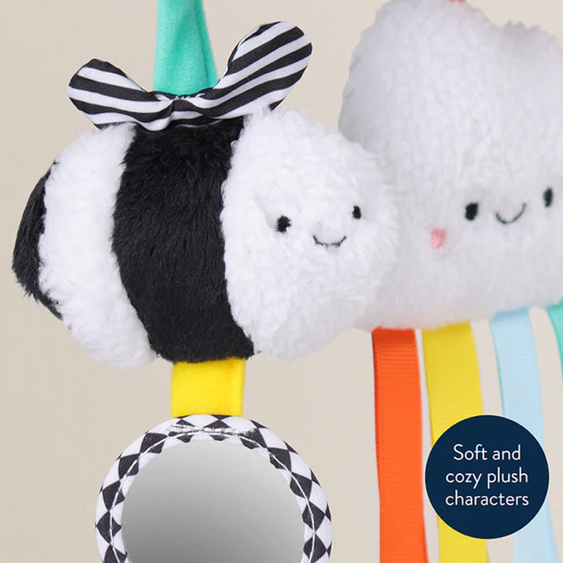 Itzy Ritzy Bitzy Bespok Itzy Bitzy Spiral Car Seat Activity Toy - High Contrast