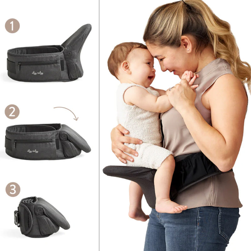 Itzy Ritzy Itzy Hold & Fold™ Hip Seat Baby Carrier
