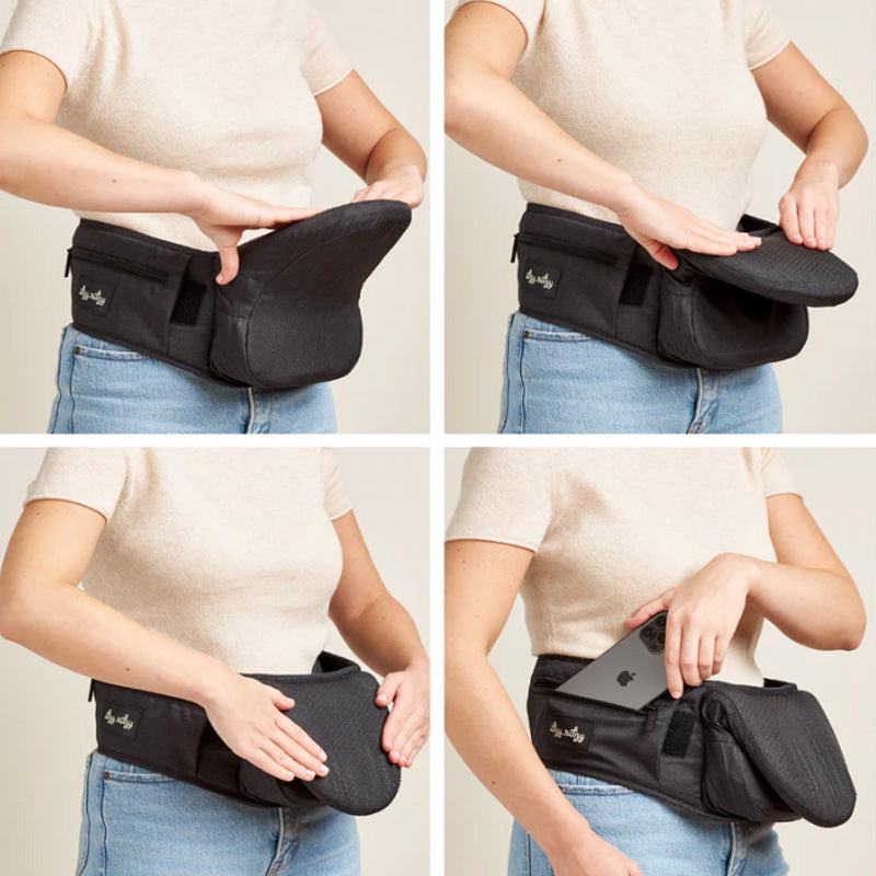 Itzy Ritzy Itzy Hold & Fold™ Hip Seat Baby Carrier
