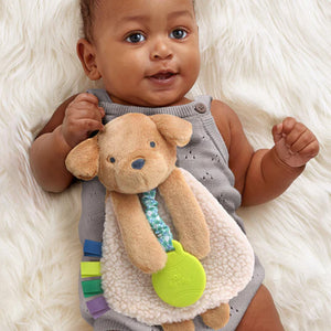Itzy Ritzy Itzy Lovey™ Plush and Teether Toy - Trevor the Puppy