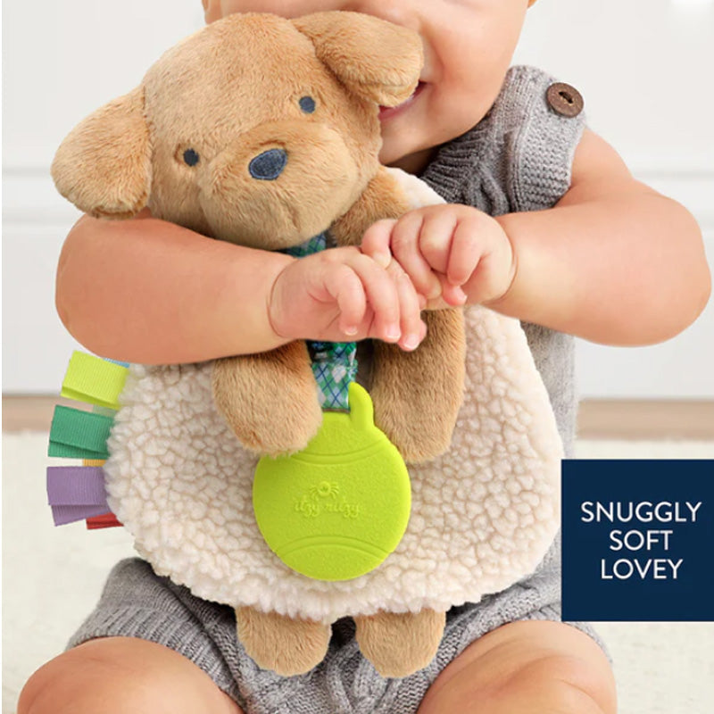 Itzy Ritzy Itzy Lovey™ Plush and Teether Toy - Trevor the Puppy