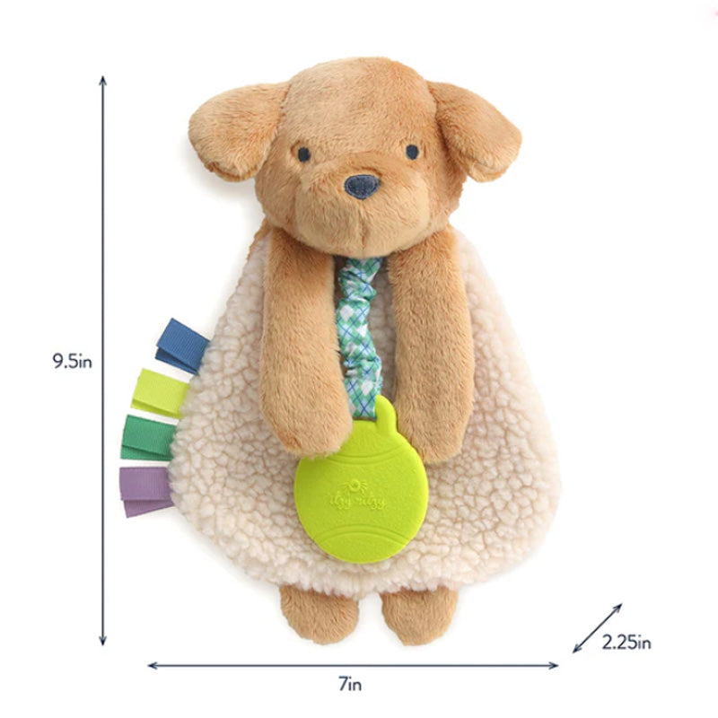 Itzy Ritzy Itzy Lovey™ Plush and Teether Toy - Trevor the Puppy