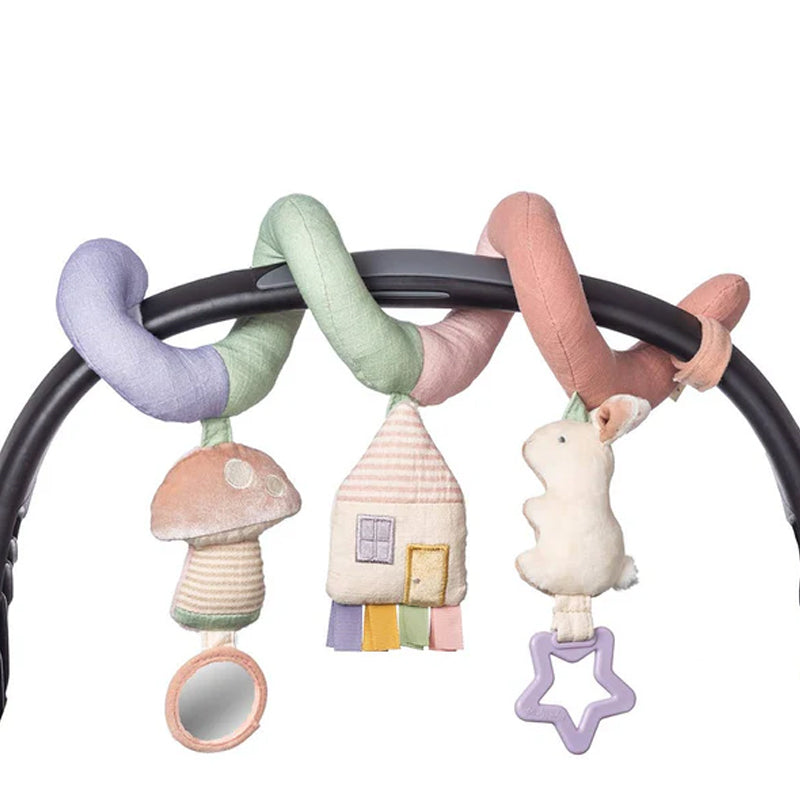 Itzy Ritzy Bitzy Bespok Itzy Bitzy Spiral Car Seat Activity Toy - Pastel