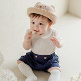 Happy Prince Johnny Bear Baby Straw Hat
