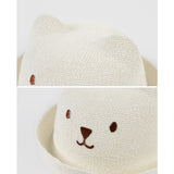 Happy Prince Johnny Bear Baby Straw Hat