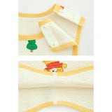 Kids Triple-Layer Quilted Long Sleeping Vest - Peek-A-Boo Bear