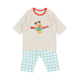Kids Summer Short Shirt Cotton Cool Mesh Pajamas Set - Dog