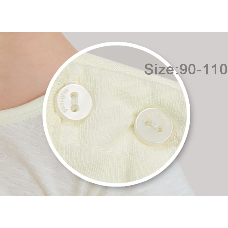 Korean Kids Single Slub Pajamas Set-Talk Pear