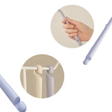 Moyuum Long Curve Sponge Bottle & Nipple Brush 6p
