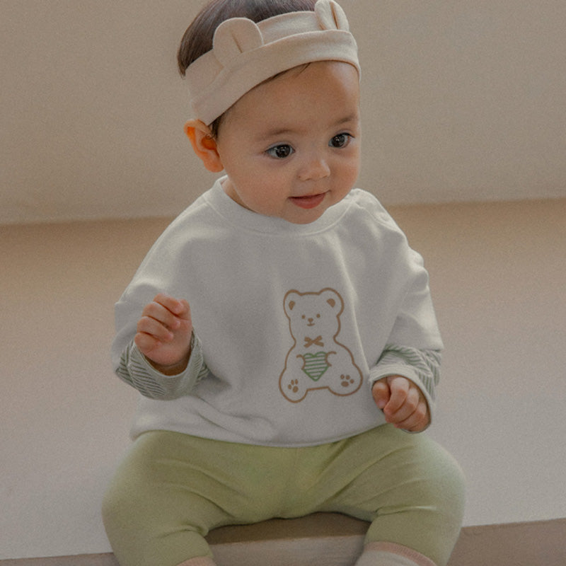 Happy Prince Popo Bear Baby Sweatshirt