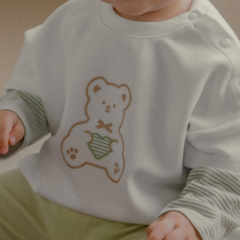 Happy Prince Popo Bear Baby Sweatshirt