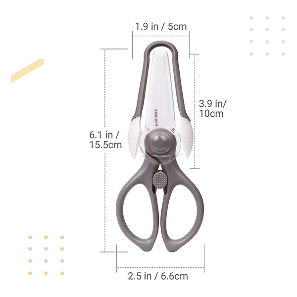 Baby Food Cutter Scissors With Case – Bebeang Baby