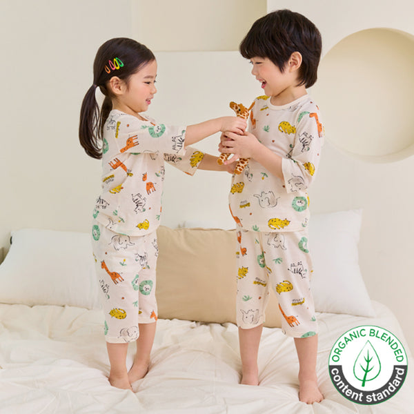 SummerShortShirtPajamasSet-