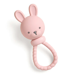 Itzy Ritzy Sweetie Rattle™ Silicone Teether - Bunny