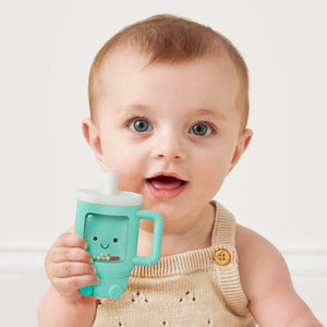 Itzy Ritzy Sweetie Shake Plus™ Rattle & Teether - Tucker the Tumbler