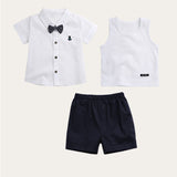 Toddler Boys Gentleman Formal Suit 4PC Set