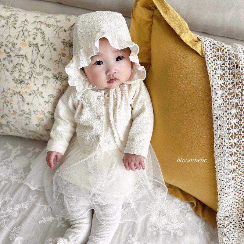 Korean Baby Dress + Cardigan – Bebeang Baby Korean Baby Dress + Cardigan – Bebeang Baby