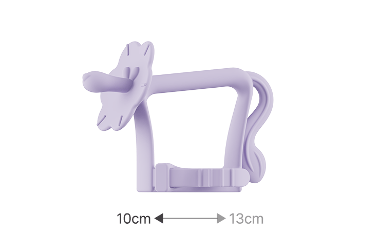 Moyuum Silicone Adjustable Lion Baby Teether