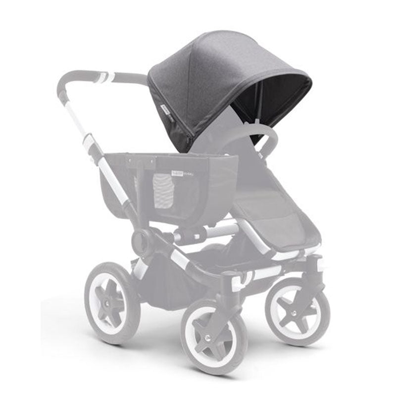 Bugaboo Donkey Extended Sun Canopy Grey Melange