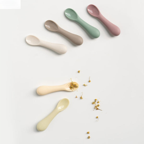 Silicone spoon for baby - Sage par Minika -, Jourès