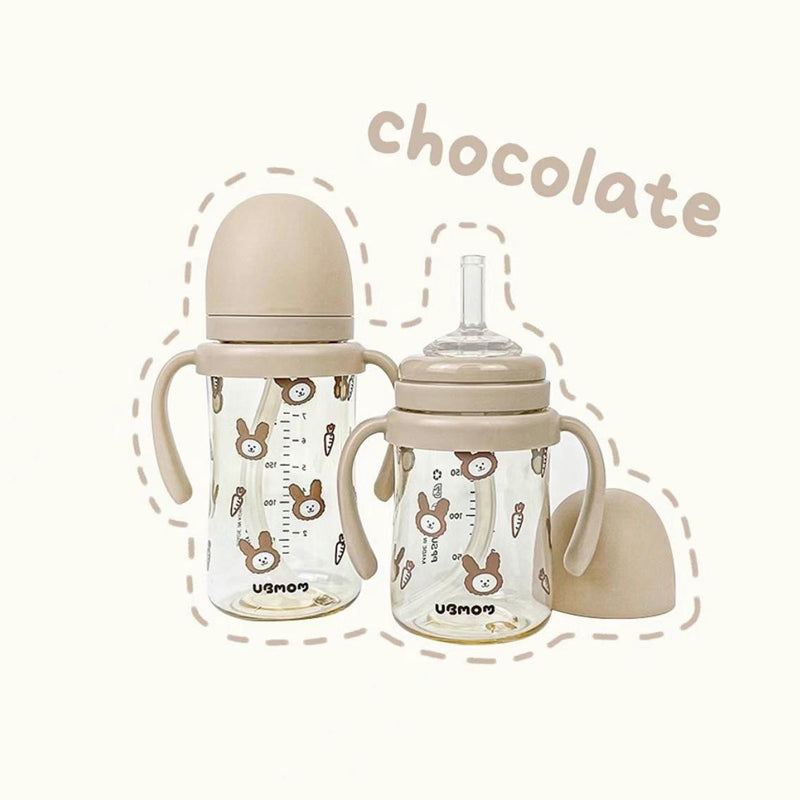 Grosmimi PPSU Weighted Straw Cup 300 ml – Bebeang Baby