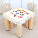 iFam Children cute cartoon Learning Tables and Chairs Set