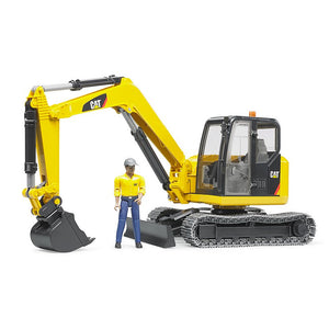 Bruder 02467 CAT Mini Excavator w/ Worker