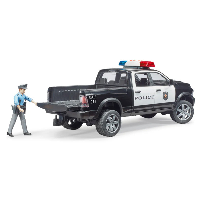 Bruder 02505 Ram 2500 Police Pickup with Police Officer